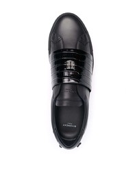 Мужские черные кожаные слипоны от Givenchy