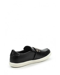 Женские черные кожаные слипоны от Aldo