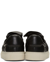 Женские черные кожаные слипоны от Ports 1961