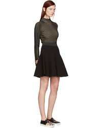 Женские черные кожаные слипоны от Dolce & Gabbana