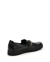 Женские черные кожаные слипоны от Botticelli Limited