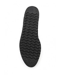 Женские черные кожаные слипоны от Covani