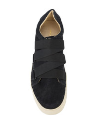 Мужские черные кожаные слипоны от OSKLEN