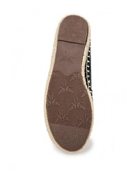 Женские черные кожаные слипоны от Elita