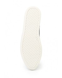 Женские черные кожаные слипоны от L.Day