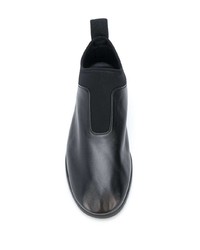 Мужские черные кожаные слипоны от Bottega Veneta