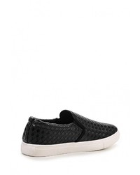 Мужские черные кожаные слипоны от Pezatti