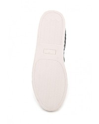 Мужские черные кожаные слипоны от Pezatti