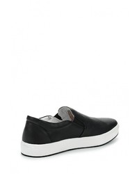 Мужские черные кожаные слипоны от Ralf Ringer