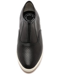 Женские черные кожаные слипоны от Marc by Marc Jacobs