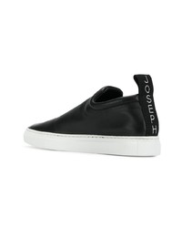 Женские черные кожаные слипоны от Joseph