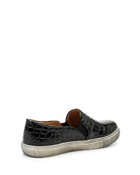 Женские черные кожаные слипоны от Sofi