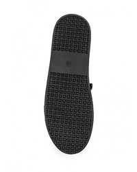 Женские черные кожаные слипоны от Springway