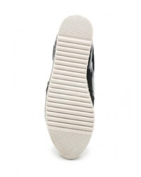 Женские черные кожаные слипоны от Sweet Shoes