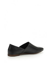 Женские черные кожаные слипоны от Vagabond