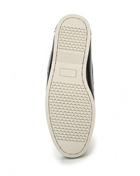 Черные кожаные топсайдеры от Elong