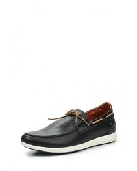 Черные кожаные топсайдеры от Matt Nawill