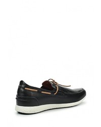 Черные кожаные топсайдеры от Matt Nawill