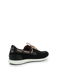 Черные кожаные топсайдеры от Matt Nawill