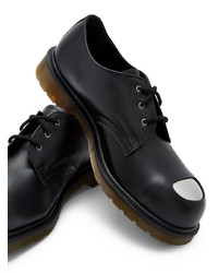 Черные кожаные туфли дерби от Dr. Martens