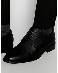 Черные кожаные туфли дерби от Aldo