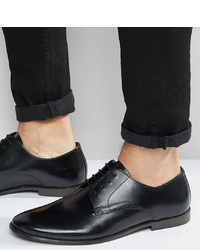 Черные кожаные туфли дерби от ASOS DESIGN