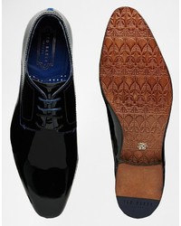 Черные кожаные туфли дерби от Ted Baker