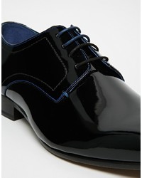 Черные кожаные туфли дерби от Ted Baker