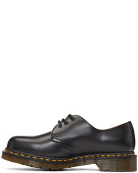 Черные кожаные туфли дерби от Dr. Martens