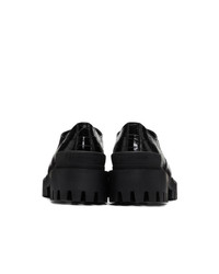 Черные кожаные туфли дерби от Balenciaga