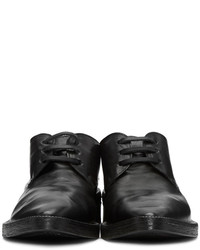 Женские черные кожаные туфли дерби от Marsèll