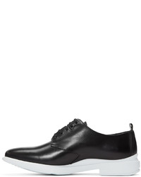 Черные кожаные туфли дерби от Kenzo