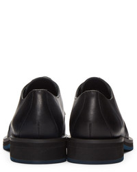 Женские черные кожаные туфли дерби от Jil Sander Navy