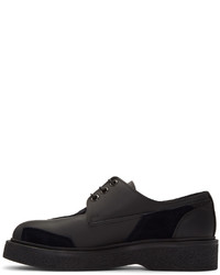 Черные кожаные туфли дерби от Lanvin