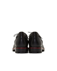 Черные кожаные туфли дерби от Christian Louboutin