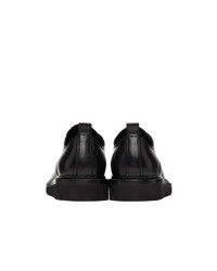 Черные кожаные туфли дерби от Ann Demeulemeester