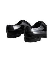 Черные кожаные туфли дерби от Burberry