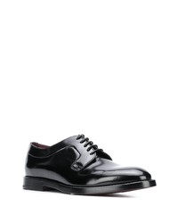 Черные кожаные туфли дерби от Dolce & Gabbana