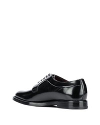 Черные кожаные туфли дерби от Dolce & Gabbana