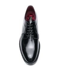 Черные кожаные туфли дерби от Dolce & Gabbana