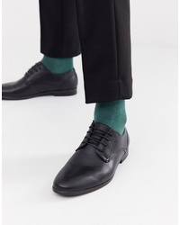 Черные кожаные туфли дерби от Burton Menswear