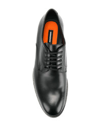 Черные кожаные туфли дерби от DSQUARED2