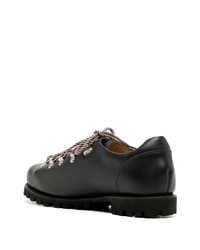 Черные кожаные туфли дерби от Paraboot