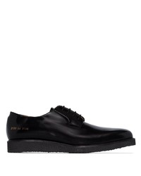 Черные кожаные туфли дерби от Common Projects