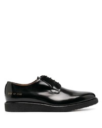 Черные кожаные туфли дерби от Common Projects