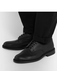 Черные кожаные туфли дерби от Tricker's
