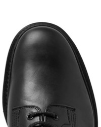 Черные кожаные туфли дерби от Tricker's