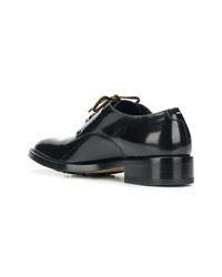 Черные кожаные туфли дерби от Maison Margiela