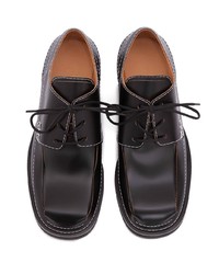 Черные кожаные туфли дерби от JW Anderson