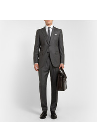 Черные кожаные туфли дерби от Edward Green